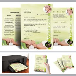 Briefpapier WELLNESS & BEAUTY - DIN A4 Format 100 Blatt
