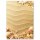 Briefpapier Set MUSCHELN IM SAND - 20-tlg. DL (ohne Fenster)