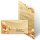 Briefpapier Set MUSCHELN IM SAND - 20-tlg. DL (ohne Fenster)