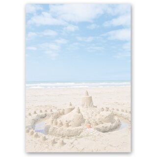 Briefpapier SANDBURG - DIN A4 Format 50 Blatt Reisen & Urlaub, Reisemotiv, Paper-Media