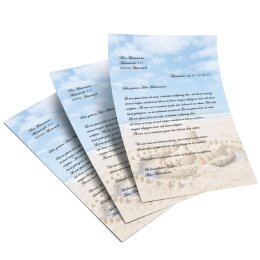 Briefpapier SANDBURG - DIN A5 Format 50 Blatt