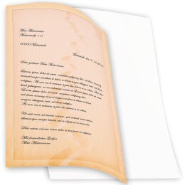 Briefpapier SPUREN IM SAND - DIN A4 Format 100 Blatt