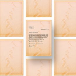 Briefpapier SPUREN IM SAND - DIN A4 Format 100 Blatt