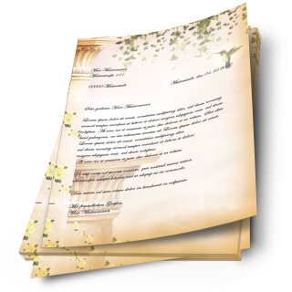 Briefpapier KOLIBRI - DIN A4 Format 20 Blatt