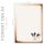 LUSTIGER WELPE Briefpapier Tiere CLASSIC 50 Blatt Briefpapier, DIN A4 (210x297 mm), A4C-8046-50