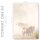 PFERDE IM NEBEL Briefpapier Tiere CLASSIC 50 Blatt Briefpapier, DIN A4 (210x297 mm), A4C-8085-50