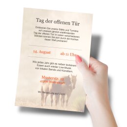 Briefpapier PFERDE IM NEBEL - DIN A5 Format 50 Blatt