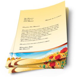 Briefpapier VIER JAHRESZEITEN - HERBST - DIN A4 Format 50 Blatt