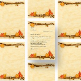 Briefpapier HERBSTGOLD - DIN A4 Format 100 Blatt