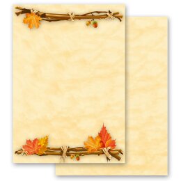 Briefpapier Set HERBSTGOLD - 200-tlg. DL (ohne Fenster)