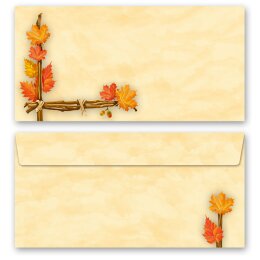 Briefpapier Set HERBSTGOLD - 200-tlg. DL (ohne Fenster)