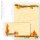 Briefpapier Set HERBSTGOLD - 200-tlg. DL (ohne Fenster)