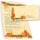 Briefpapier Set HERBSTGOLD - 200-tlg. DL (ohne Fenster)