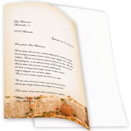 Briefpapier HERBSTLAUB - DIN A4 Format 50 Blatt