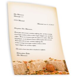 Briefpapier HERBSTLAUB - DIN A4 Format 100 Blatt