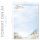 WINTERLANDSCHAFT Briefpapier Winter CLASSIC 50 Blatt Briefpapier, DIN A4 (210x297 mm), A4C-8319-50