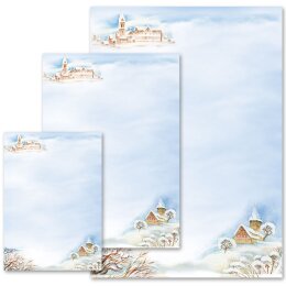 Motivpapier WINTERLANDSCHAFT - DIN A5 Format 50 Blatt