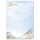 Briefpapier WINTERLANDSCHAFT - DIN A5 Format 50 Blatt Natur & Landschaft, Jahreszeiten - Winter, Wintermotiv, Paper-Media