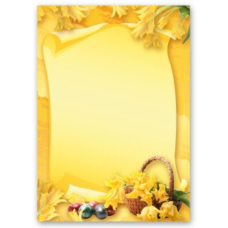 Briefpapier OSTERFEST - DIN A4 Format 50 Blatt Ostern, Osterpapier, Ostermotiv, Paper-Media