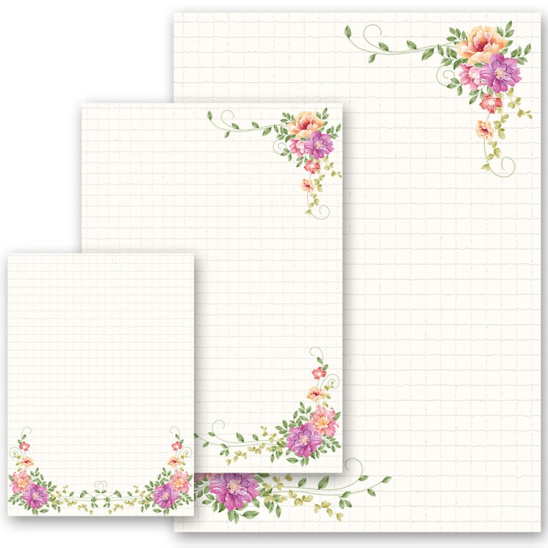 Briefpapier-Set Vögel & Schmetterlinge | Grußkarten