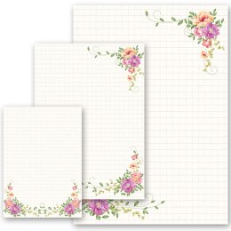 Briefpapier BLUMENBRIEF Blumenmotiv Blumen &...