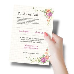 Briefpapier BLUMENBRIEF - DIN A5 Format 250 Blatt