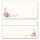BLUMENBRIEF Briefpapier Sets Blumenmotiv CLASSIC Briefpapier Set, 100 tlg., DIN A4 & DIN LANG im Set., SOC-8355-100