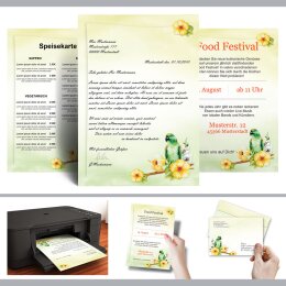 Briefumschläge GRÜNER PAPAGEI - 10 Stück C6 (ohne Fenster)