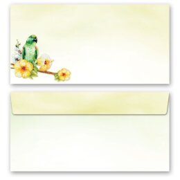 GRÜNER PAPAGEI Briefpapier Sets Tiere CLASSIC Briefpapier Set, 200 tlg., DIN A4 & DIN LANG im Set., SOC-8356-200