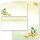 Briefpapier Set GRÜNER PAPAGEI - 200-tlg. DL (ohne Fenster) Tierwelt, Tiere, Paper-Media