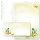 Briefpapier Set GRÜNER PAPAGEI - 200-tlg. DL (ohne Fenster)