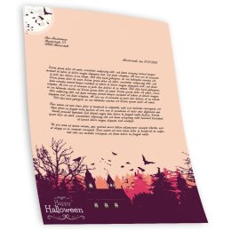 Briefpapier HAPPY HALLOWEEN - DIN A4 Format 50 Blatt