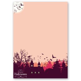 Briefpapier HAPPY HALLOWEEN - DIN A6 Format 100 Blatt