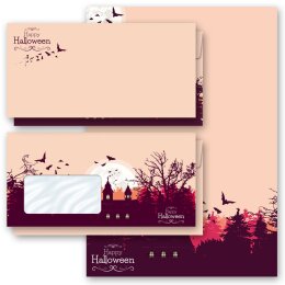 Motiv-Briefpapier-Sets HAPPY HALLOWEEN