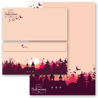 Briefpapier Set HAPPY HALLOWEEN - 100-tlg. DL (ohne Fenster)