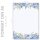 BLAUE HORTENSIEN Briefpapier Blumenmotiv CLASSIC 100 Blatt Briefpapier, DIN A5 (148x210 mm), A5C-155-100