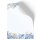 Briefpapier - Motiv BLAUE HORTENSIEN | Blumen & Blüten | Hochwertiges DIN A6 Briefpapier - 100 Blatt | 90 g/m² | einseitig bedruckt | Online bestellen!