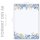 Briefpapier BLAUE HORTENSIEN - DIN A6 Format 100 Blatt
