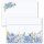 Briefumschläge BLAUE HORTENSIEN - 25 Stück C6 (ohne Fenster) Blumen & Blüten, Blumenmotiv, Paper-Media
