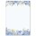 Motiv-Briefpapier-Sets Blumen & Blüten, BLAUE HORTENSIEN Briefpapier Set, 40 tlg. - DIN A4 & DIN LANG im Set. | Online bestellen! | Paper-Media