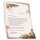 Briefpapier LEBKUCHENZEIT - DIN A4 Format 20 Blatt