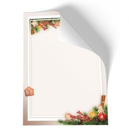 Briefpapier LEBKUCHENZEIT - DIN A4 Format 100 Blatt