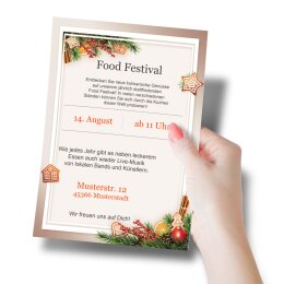 Briefpapier LEBKUCHENZEIT - DIN A5 Format 50 Blatt