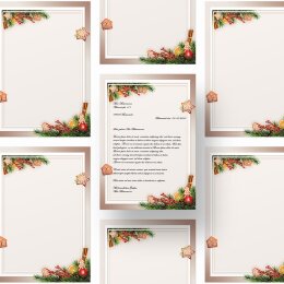 Briefpapier LEBKUCHENZEIT - DIN A5 Format 50 Blatt