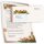 Briefpapier Set LEBKUCHENZEIT - 40-tlg. DL (mit Fenster)