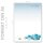 BLAUE WEIHNACHTSGESCHENKE Briefpapier  CLASSIC 50 Blatt Briefpapier, DIN A5 (148x210 mm), A5C-157-50