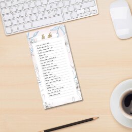 Notizblöcke To do-Liste BLOOM | DIN LANG Format | 2 Blöcke