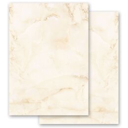 Marmorpapier | Briefpapier - Motiv MARMOR BEIGE | Marmor...