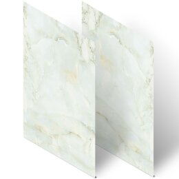Briefpapier - Motiv MARMOR HELLGRÜN | Marmor & Struktur | Hochwertiges DIN A4 Briefpapier - 100 Blatt | 90 g/m² | beidseitig bedruckt | Online bestellen!