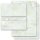 Motiv-Briefpapier Set MARMOR HELLGRÜN - 20-tlg. DL (ohne Fenster) Marmor & Struktur, Marmorpapier, Paper-Media